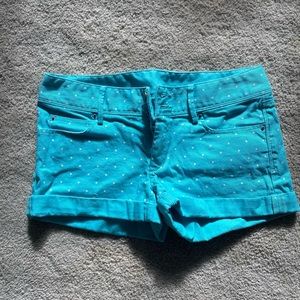 Lilly Pulitzer Polka Dot Blue Shorts Size 2